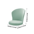 thumbnail image 3 of TIELUTT Elastic Chair Cover Backrest Integrated Chair Cover All Inclusive Chair Cover for Split Type Chair Seat Cushion Kitchen Kayak Padded Seat Cushion Bed Cushion Seat for Tailbone Back Rest for C, 3 of 4