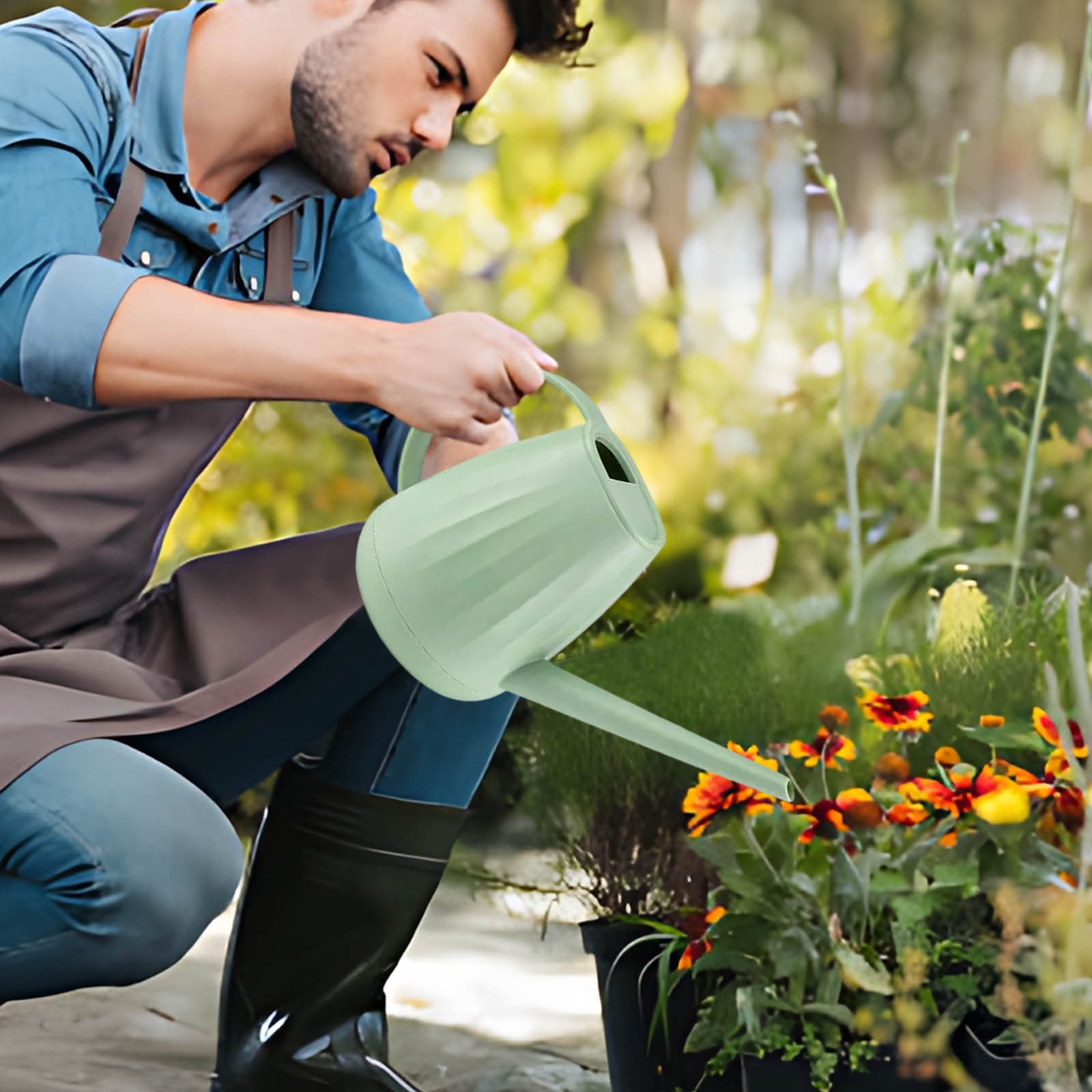 Mlkoz Watering Can, Watering Can 2L Gardening Tools Garden Watering Pot For Indoor Outdoor Garden Flowers, Friends Gifts