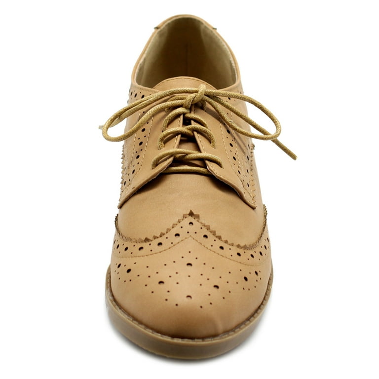 Faux leather hotsell oxford shoes