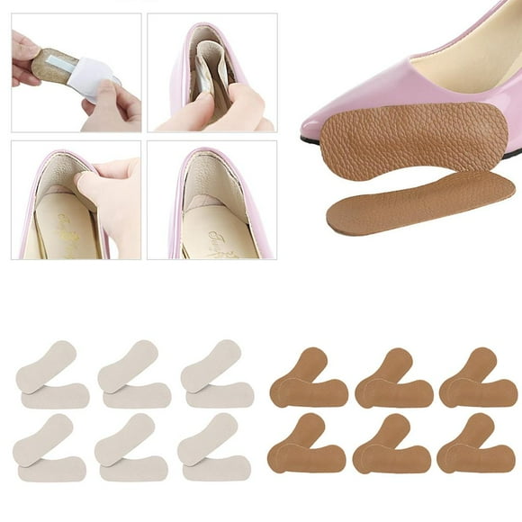 Almohadillas de agarre para el talón perfecl de cuero 12 pares
