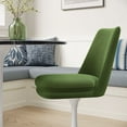 thumbnail image 5 of Lippa Swivel Dining Chair in White Moss Green, 5 of 10