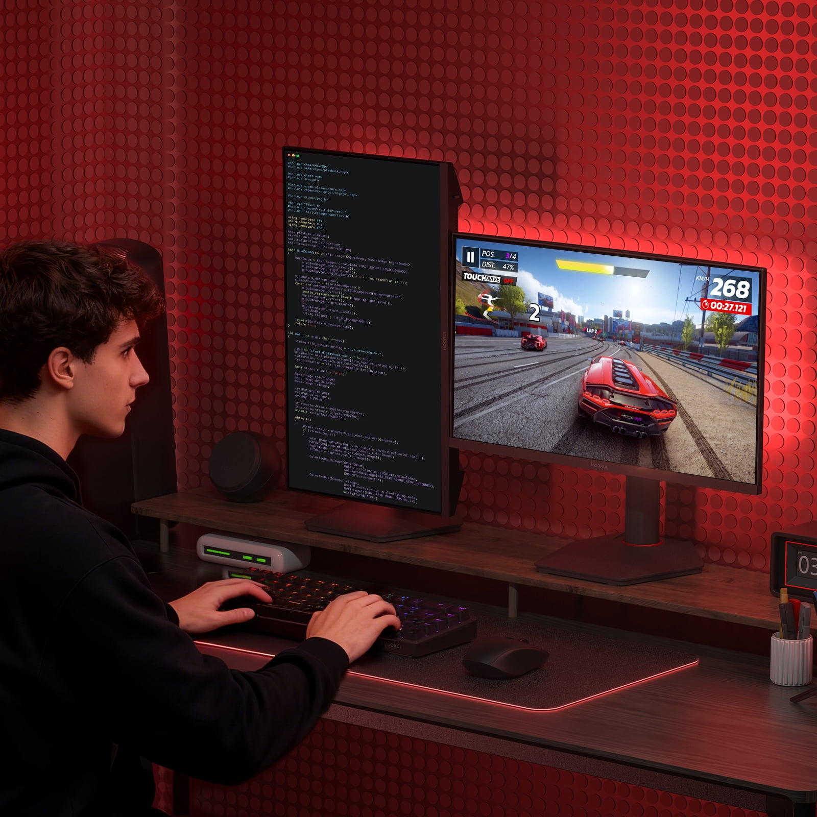 KOORUI 27” Gaming Monitor - Thumbnail 4