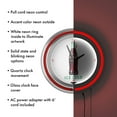 thumbnail image 4 of Coca Cola Ice Cold Bottle Neon Clock - 14 inch Diameter, 4 of 6