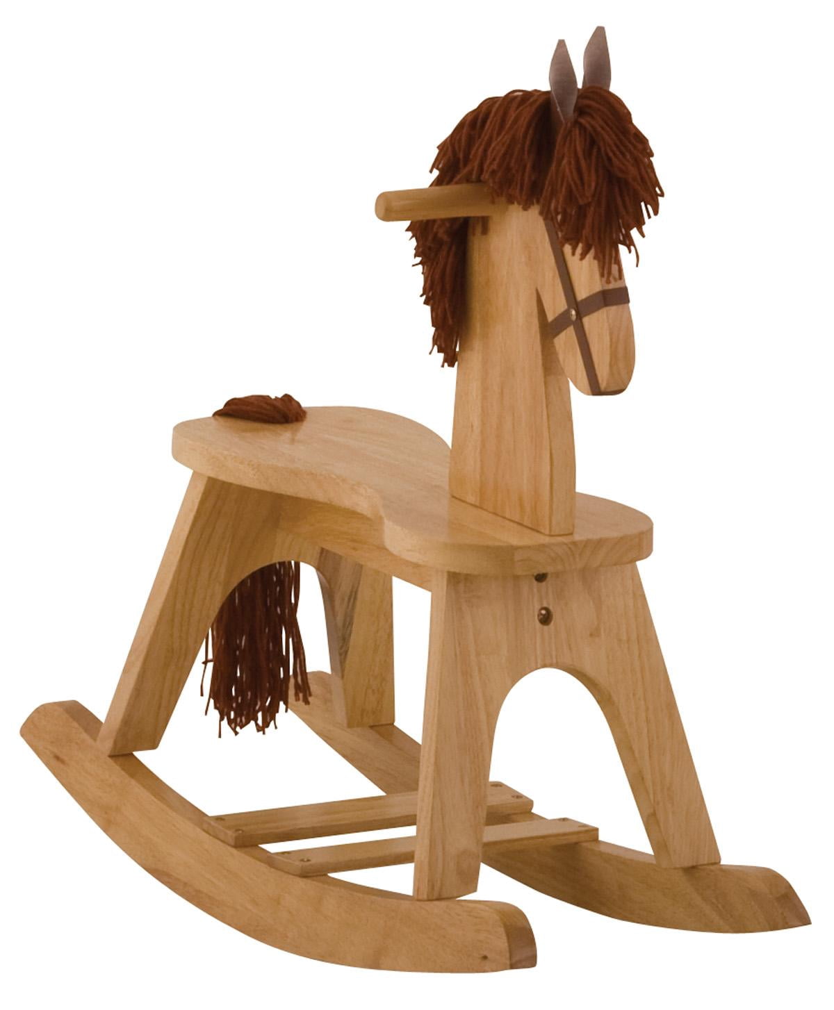 storkcraft wooden rocking horse