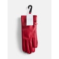 thumbnail image 2 of Time and Tru Women's Bow Gloves, Red, Sizes S/M-L/XL, 2 of 4