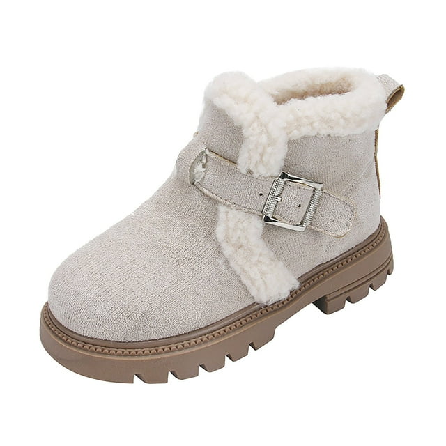 Zecgelong Girls Boots,Kids Boots Bright Color Side Zipper Cute Ankle Boots