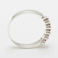 thumbnail image 3 of LBG British Made 14k White Gold Natural Pink Tourmaline Womens Eternity Ring - 33 size options - Sizes 4 to 12 Available, 3 of 6