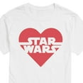 thumbnail image 3 of Star Wars - Valentine Heart Logo - Men's Short Sleeve Graphic T-Shirt, 3 of 5