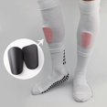 thumbnail image 4 of 2 protectores de piernas ajustables para fútbol, equipo de protección, miniespinilleras deportivas para fútbol, a prueba de golpes, 24BD, 4 of 5