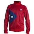thumbnail image 3 of Veste de Survêtement Drapeau National des Caraïbes Puerto Rico Rouge pour Homme, 3 of 4