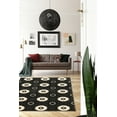 thumbnail image 2 of Linon Prisma Karma Machine Made Polypropylene 5'3"x7'6" Rug in Black, 2 of 3