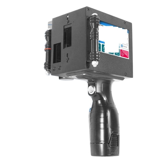 50mm Handheld Inkjet Printer Gun For QR Barcode Batch Number Expiry Date Label Coding Machine ,Fast-Drying Ink with Crisp Output