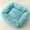 Sky Blue, variant on Cushion,Plush Dog Bed Calming Dog Cat Bed Soft And Fluffy Cuddler Pet Cushion Warming Puppy Beds Machine Washable