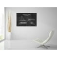 thumbnail image 5 of Epic Art 'Fishing Boat Blueprint Patent Chalkboard,' Acrylic Glass Wall Art, 36"x24", 5 of 5