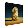 thumbnail image 3 of Trademark Fine Art Lucia Heffernan Yoga Chick Lotus Canvas Wall Art - 14x14, 3 of 5