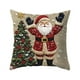 thumbnail image 2 of Funda de almohada de algodón, esencial para dormitorio, fundas de almohada navideñas de 45 x 45 cm, fundas decorativas de tela suave con cremallera oculta para decoración del hogar, almohadas, artícul, 2 of 6