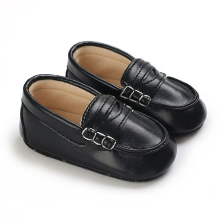 

Infant Baby Leather Penny Loafers For Fall Winter New