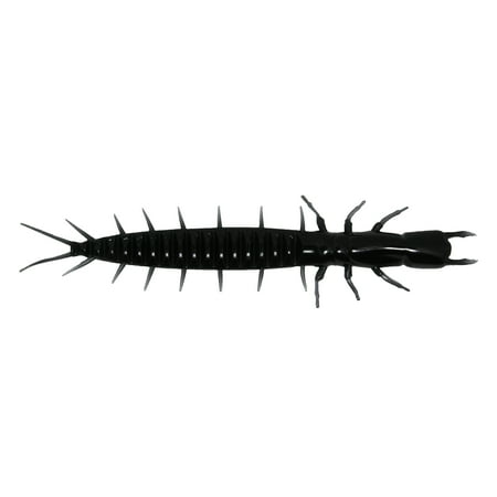 UPC: 0857071008318 | Tackle HD 10-Pack  Hellgrammite Fishing Soft Bait Lure  5-inch  Black