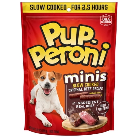 Pup Peroni Minis Original Beef Recipe Dog Treats  5.6 oz Bag