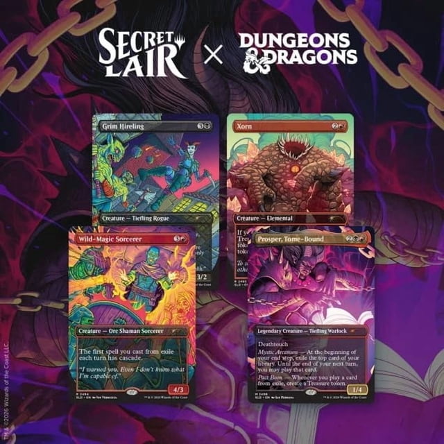 Magic: The Gathering Secret Lair x Dungeons & Dragons : Shadows Over Baldur's Gate Édition Non Foil