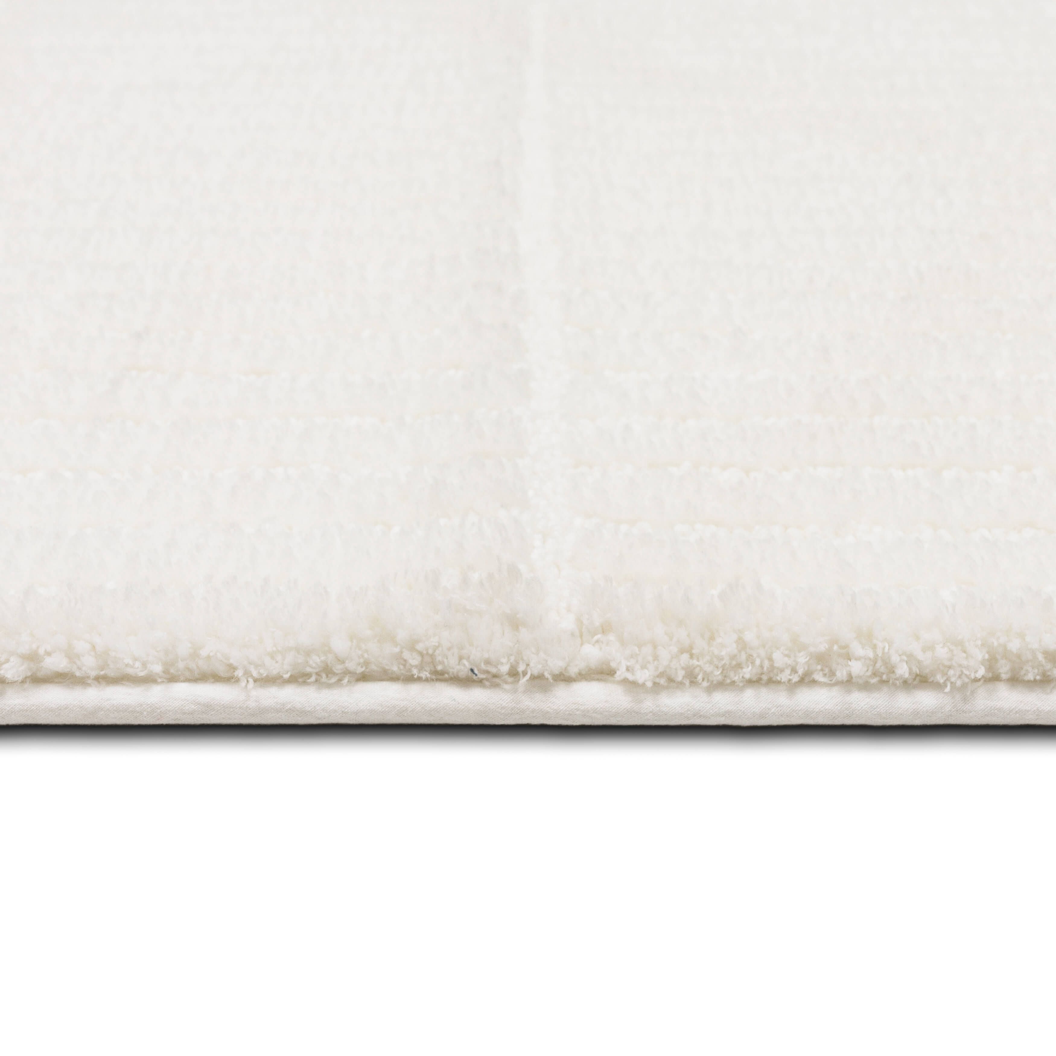 Mohawk Sanctuary Bath Mat Soft Absorbent Quick Dry Machine Washable Non-Slip Bathroom Mat, White, 20" x 34"