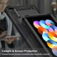 thumbnail image 6 of Tablet case for Xiaomi Redmi Pad SE 11 10.61 Mi Pad 6 11"  PC Tablet Stand Cover Kids Shockproof Case for Redmi Pad 10.6 Armor (Black,Redmi Pad 10.61 inch), 6 of 7