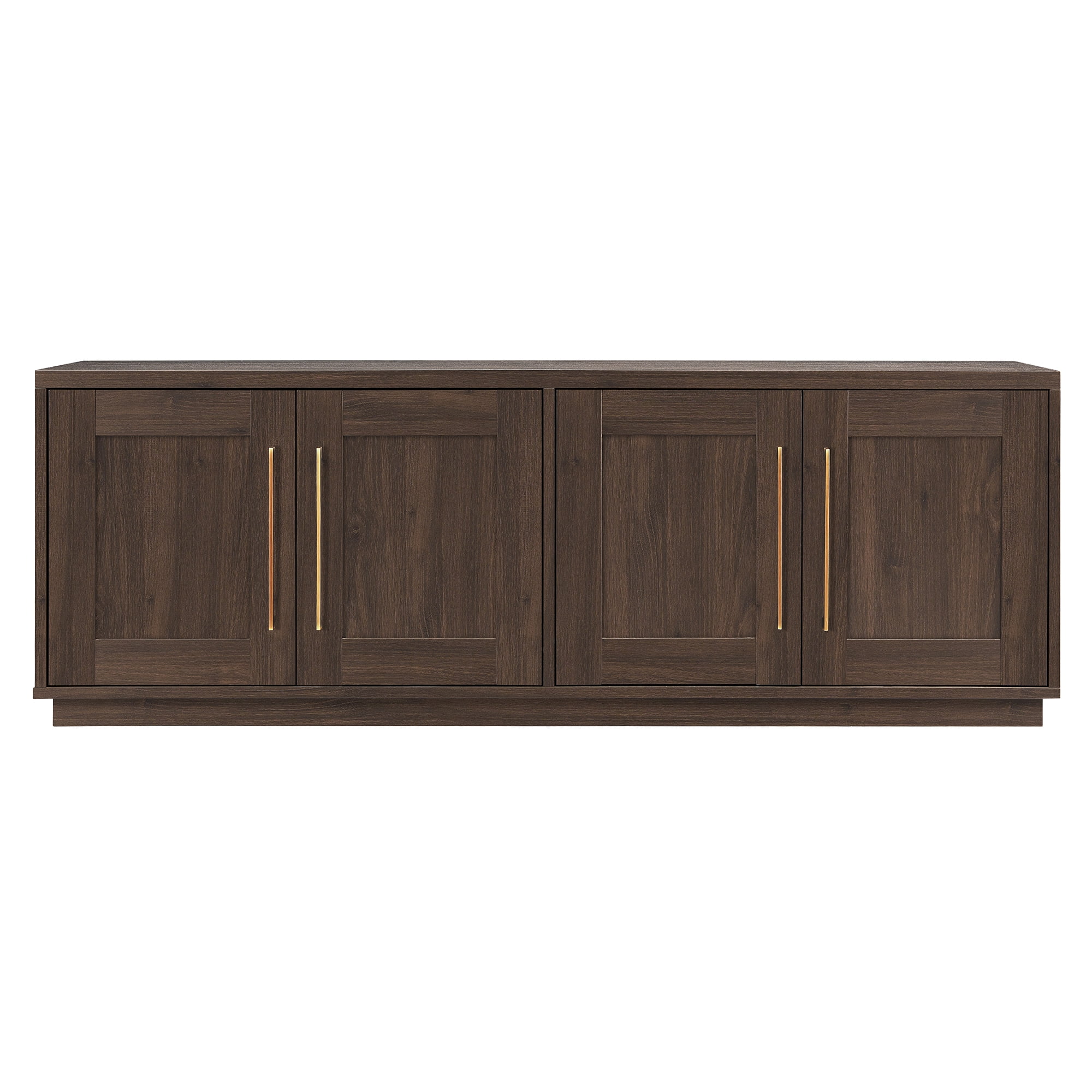 Evelyn&Zoe Tillman Rectangular TV Stand for TV's up to 75", Alder Brown
