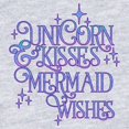 thumbnail image 2 of CafePress - UNICORN KISSES And MERMAID WISHES Body Suit - Cute Infant Bodysuit Baby Romper - Size Newborn - 24 Months, 2 of 3