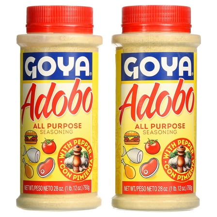 Goya Adobo with Pepper All Purpose Seasoning, 28 OZ Large (Pack of 2)