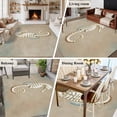 thumbnail image 5 of Coastal Seahorse Area Rugs 5'x7', Washable Small Throw Rugs for Laundry Room Playroom, Vintage Ocean Animal Hippocampus Khaki Indoor Outdoor Rug Non-Slip Low Pile Carpet Runner Reversible Floor Mats, 5 of 8