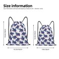 thumbnail image 2 of Xecao Boho elephant Pattern Sports Drawstring Backpack - String Swim Gym Bag with Wet Proof Pocket for Women&Men-Small, 2 of 6