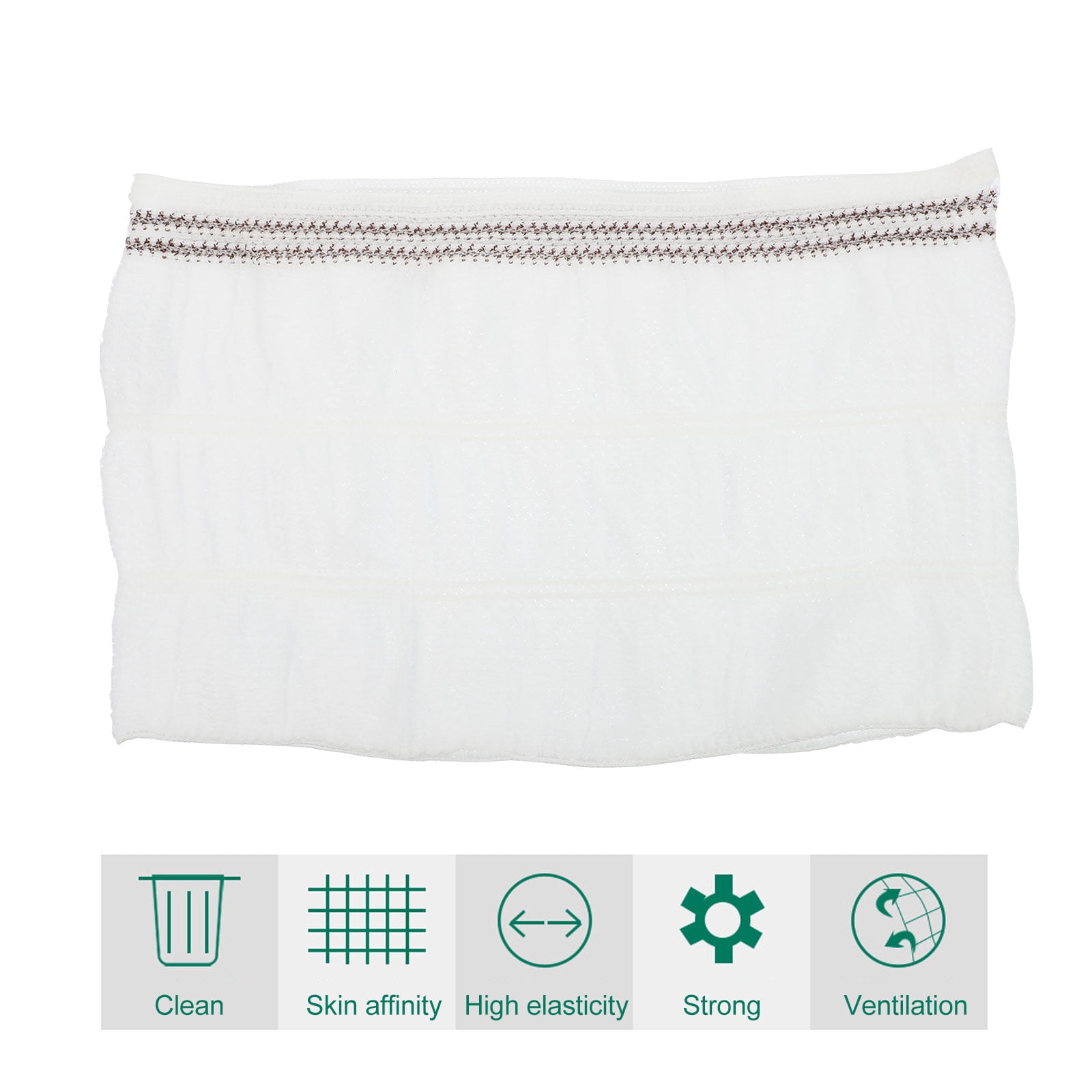 1pc Reusable Adult Diaper Washable Adult Nappy Premium Women Diaper (White)