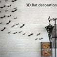 thumbnail image 4 of 12/64/72/10 Bat Wall Decoration, Halloween Bat Decoration 3D Bat Wall Decoration Realistic PVC Bat Stickers Suitable for Outdoor DIY Home Decoration Party Supplies, 4 of 8