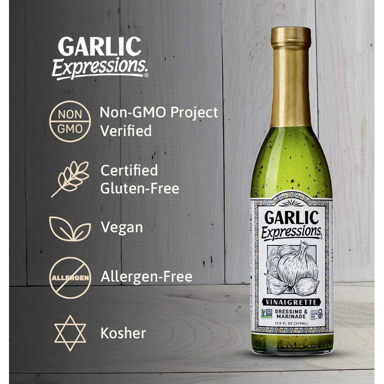 garlic expressions classic vinaigrette salad dressing 12.5 oz (2 Pack) Color:Pearly Pink