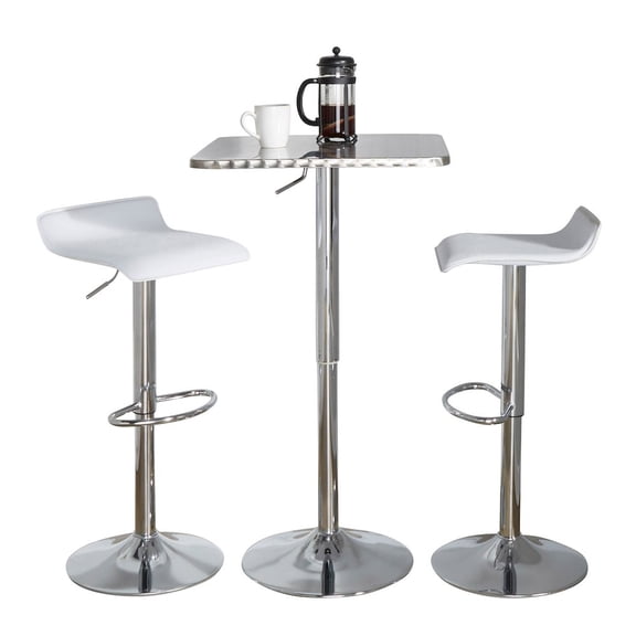 LumiSource Bistro Square-Ale Bar Set - 3 Piece