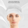 thumbnail image 3 of Hair Highlight , Professional Reusable Hair Coloring Highlighting  With Hook Needle Silicone Hair Staining , for Home Hair Salon Transparent Hair Dye Hat, 3 of 8