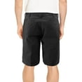thumbnail image 2 of Men's Classic Cotton Regular Fit Embroidered Casual Fashion Chino Shorts (Black, 46), 2 of 3