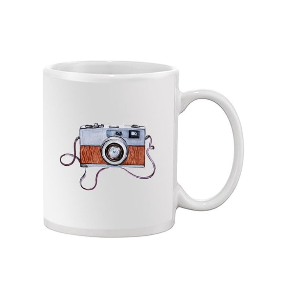 Retro Camera Watercolor Style. Mug  -Image by Shutterstock,