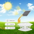 thumbnail image 3 of Solar Deck Lights Post Lamp Fences for Outdoor Yard Decor Garden Decorate White Plastic, 3 of 6