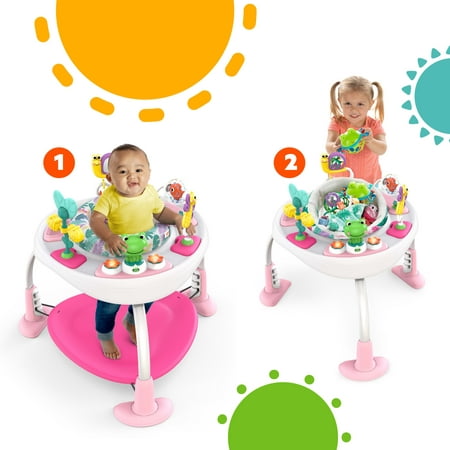 Bright Starts Bounce Baby 2-in-1 Activity Jumper Learning Toy - Playful Palms
