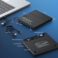 thumbnail image 7 of AUBEAMTO External CD/DVD Drive for Laptop 7-in-1USB Portable CD/DVD Player Burner, High-Speed External Disk Drive with SD/TF Card Reader, 4 USB 3.0 Ports, Compatible with Windows 11/10, Linux, Mac, 7 of 7