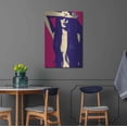 thumbnail image 4 of Luxe Metal Art 'Three Black Stars' by Giuseppe Cristiano, Metal Wall Art, 24"x36", 4 of 9