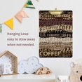thumbnail image 7 of Coolnut Coffee Pattern Clipboard, Acrylic Standard A4 Letter Size Clip Board with Low Profile Clip for Office, Classroom, Doctor, Nurse and Teacher, 12.5"x9", 7 of 7