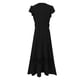 thumbnail image 4 of Vestido largo con cuello en V y encaje floral para mujer talla grande - Diseño fluido, tejido cómodo, primavera/otoño - Tallas S-XXL, versátil para fiestas, 4 of 5