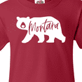 thumbnail image 4 of Inktastic Montana White Bear Silhouette Youth T-Shirt, 4 of 5