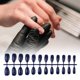 thumbnail image 4 of 24 piezas de uñas postizas Soidarity Accesorio de moda para mujer Azul oscuro, 4 of 5