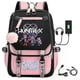 thumbnail image 1 of Anime School Backpack Cute Cartoon Print Bag for Students 1, 1 of 1