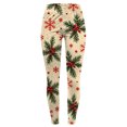 thumbnail image 5 of mgoYE Christmas Legging for Women Tummy Control Funny Printed Stretchy Yoga Tights Pants M, 5 of 8