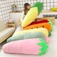 thumbnail image 5 of Peluches de frutas de 50/70/120CM de largo, almohada de verduras rellenas, muñeco de zanahoria y fresa, regalo de decoración de cama encantadora, 5 of 5