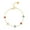 18K Gold-Multi colors, variant on Fasjewly Gemstone Heart Bracelet,Dainty Multi-colors Heart CZ Charm Bracelet Jewelry Gifts for Women Girls